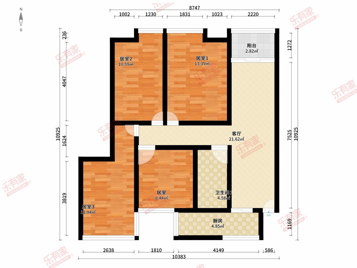 美景花苑南精装4室1厅80m²-广州美景花苑租房