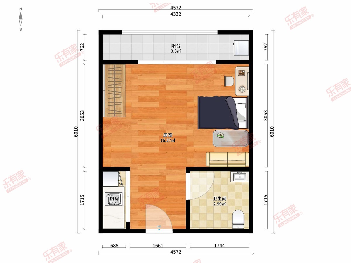 融梦御嘉精品公寓户型图