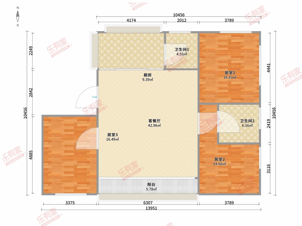 聚龙新村户型图