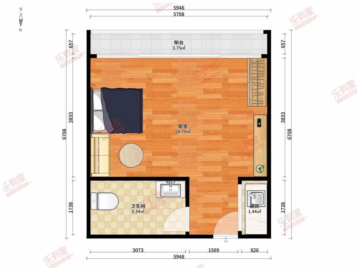 新鸿基泷景六期户型图