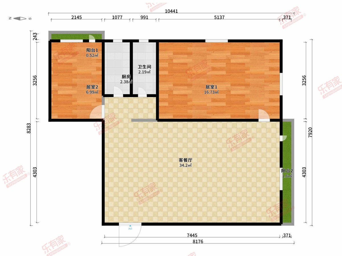 建宇轩户型图