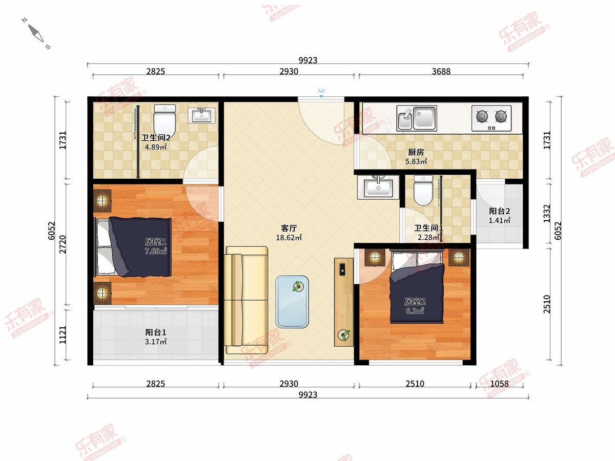 龙光玖龙台三期（商办）户型图