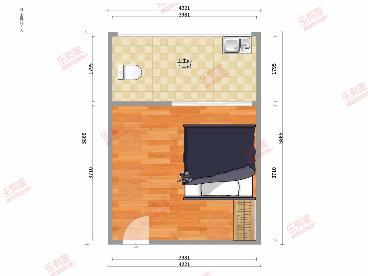 新港鸿花园户型图