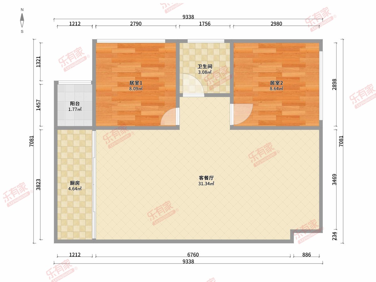 新地中央花园户型图
