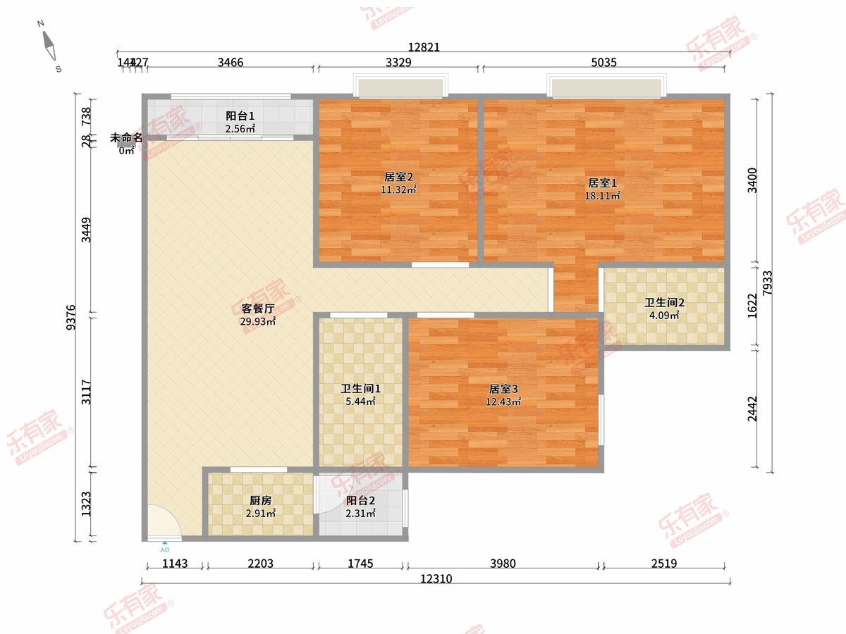 纯自然名宅户型图