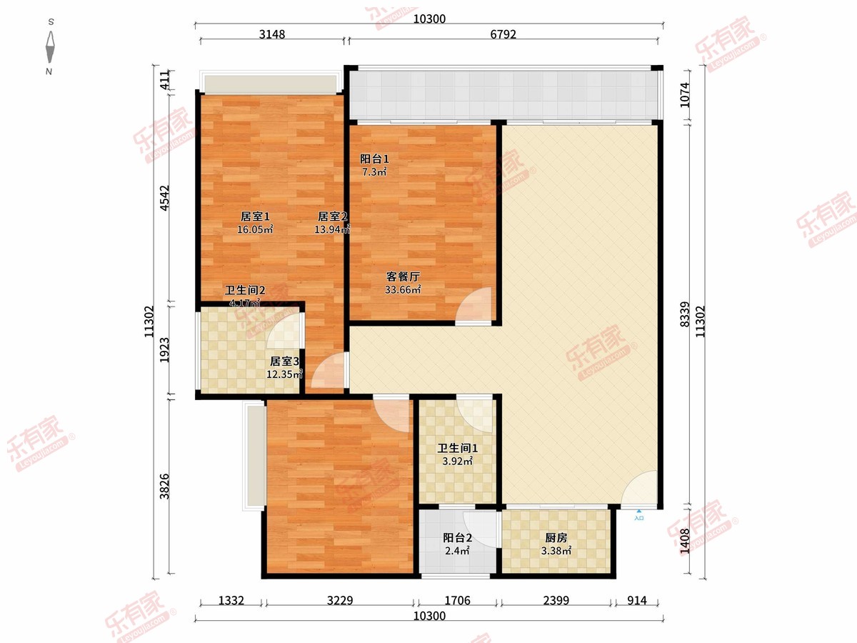 新福港鼎峰户型图