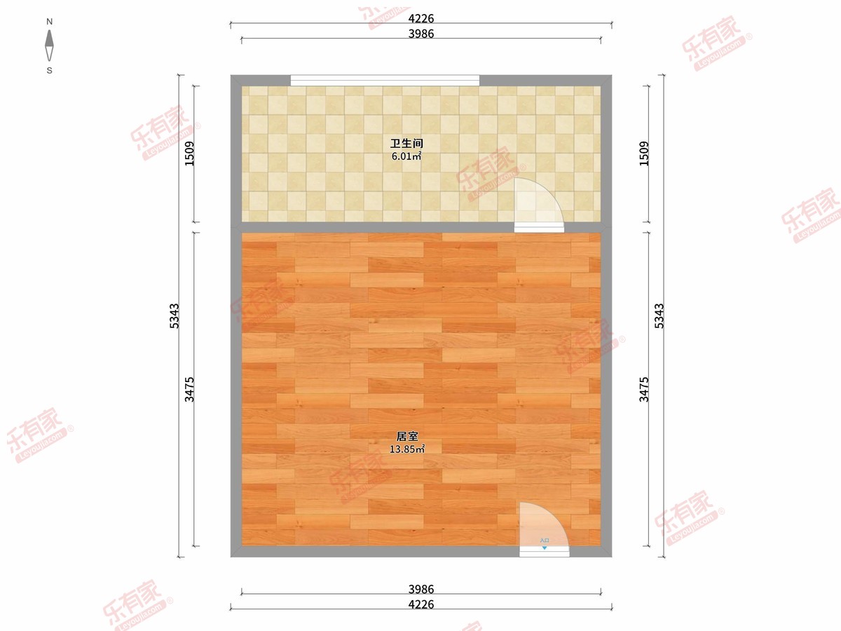 洪湖二街14号大院户型图