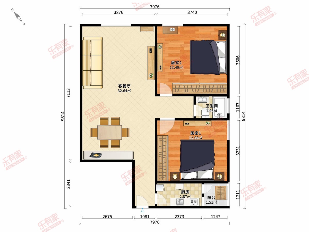 三好名苑户型图