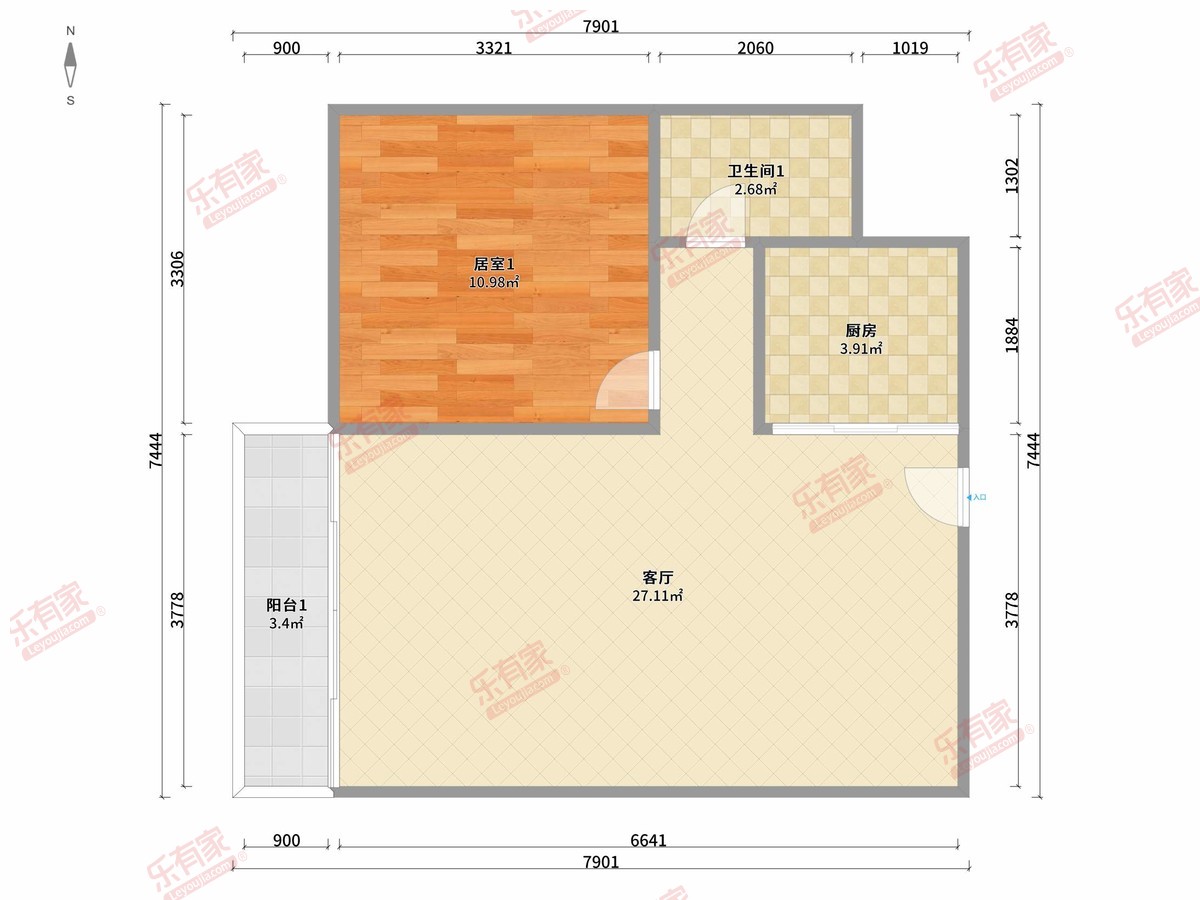 茶山碧桂园首府户型图