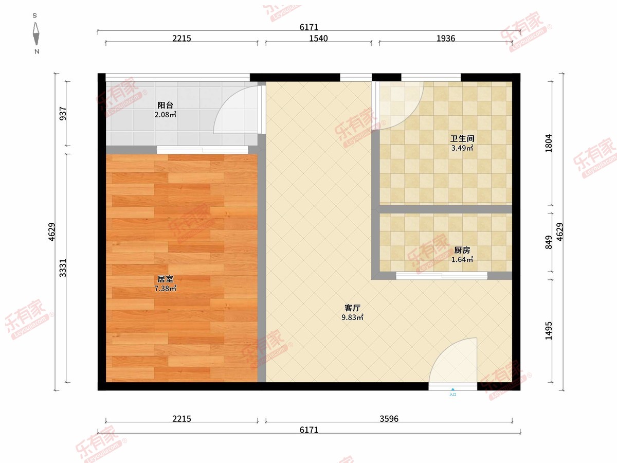 卓然居户型图