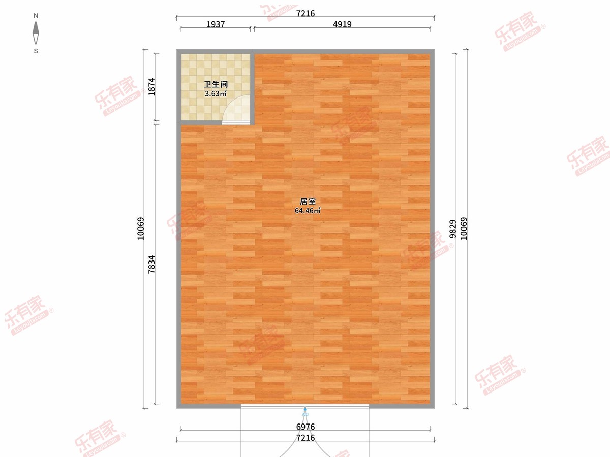 金地格林小城街口铺户型图