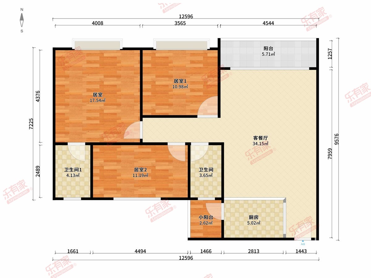 岭岚花园户型图