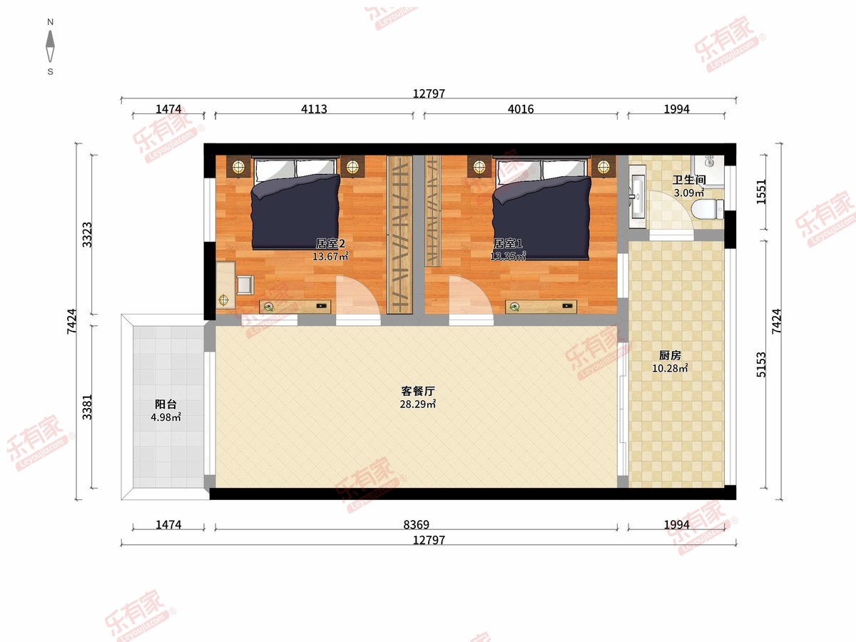 振兴二路户型图