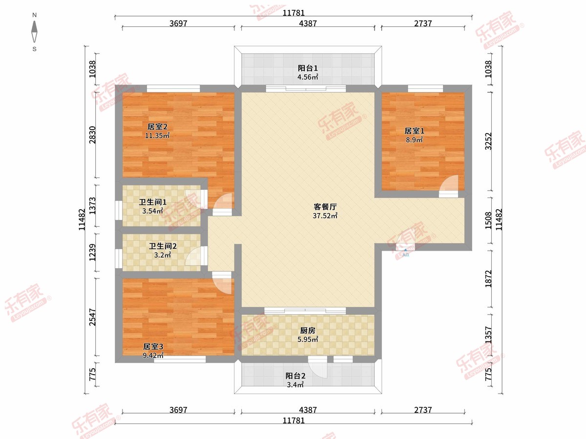 碧桂园翡翠明珠雅苑二区户型图