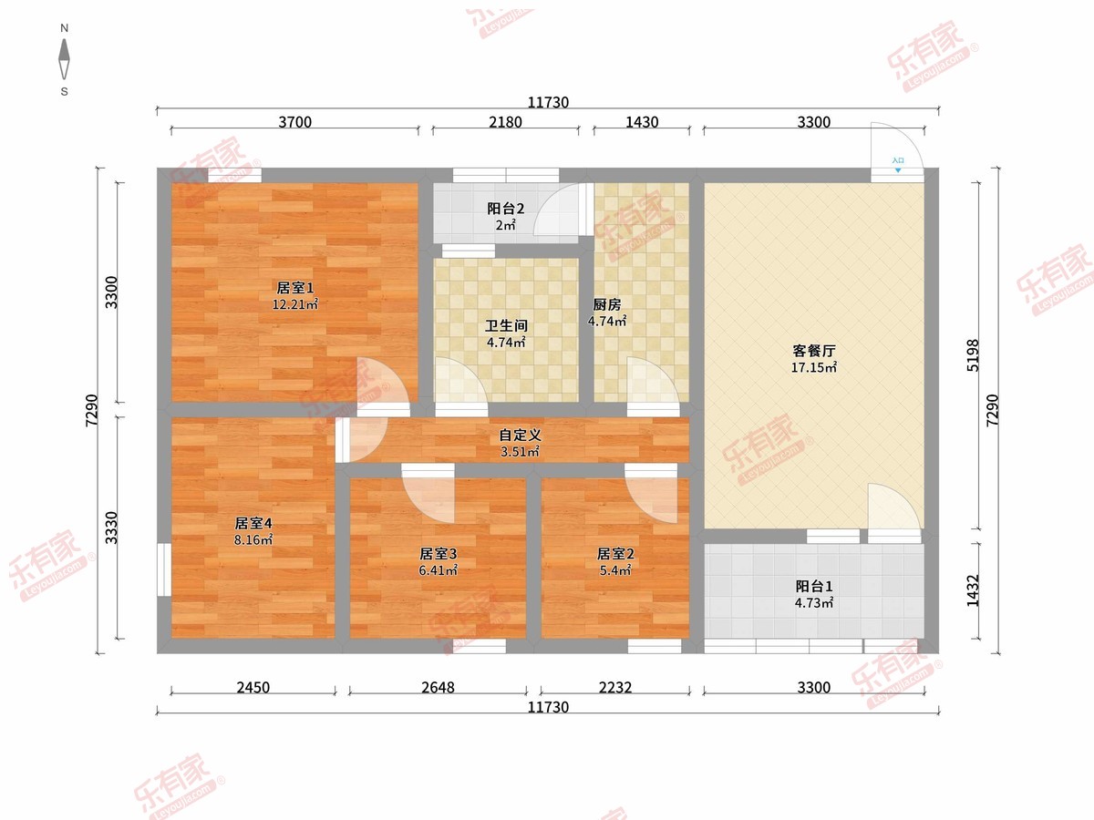 建设集团大院户型图