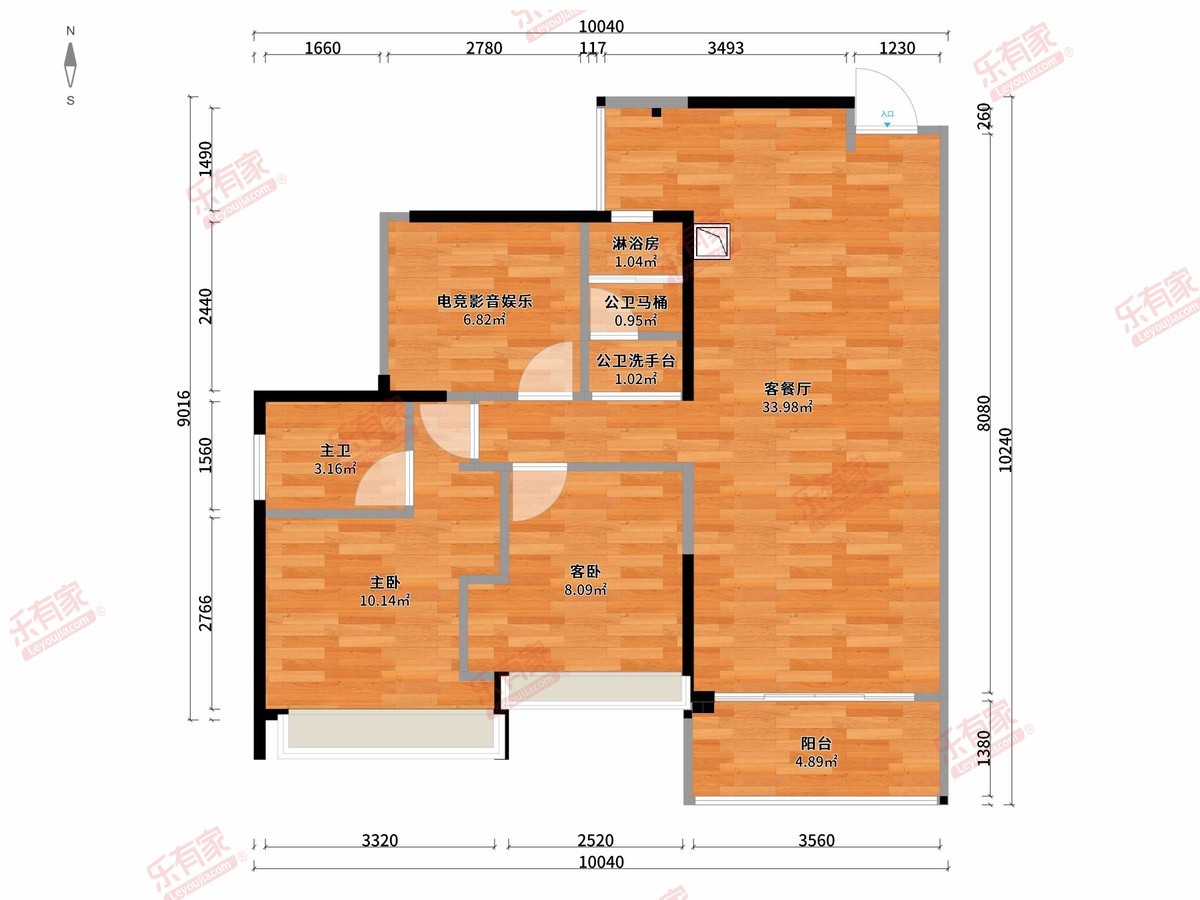 恒裕龙华上麟府户型图