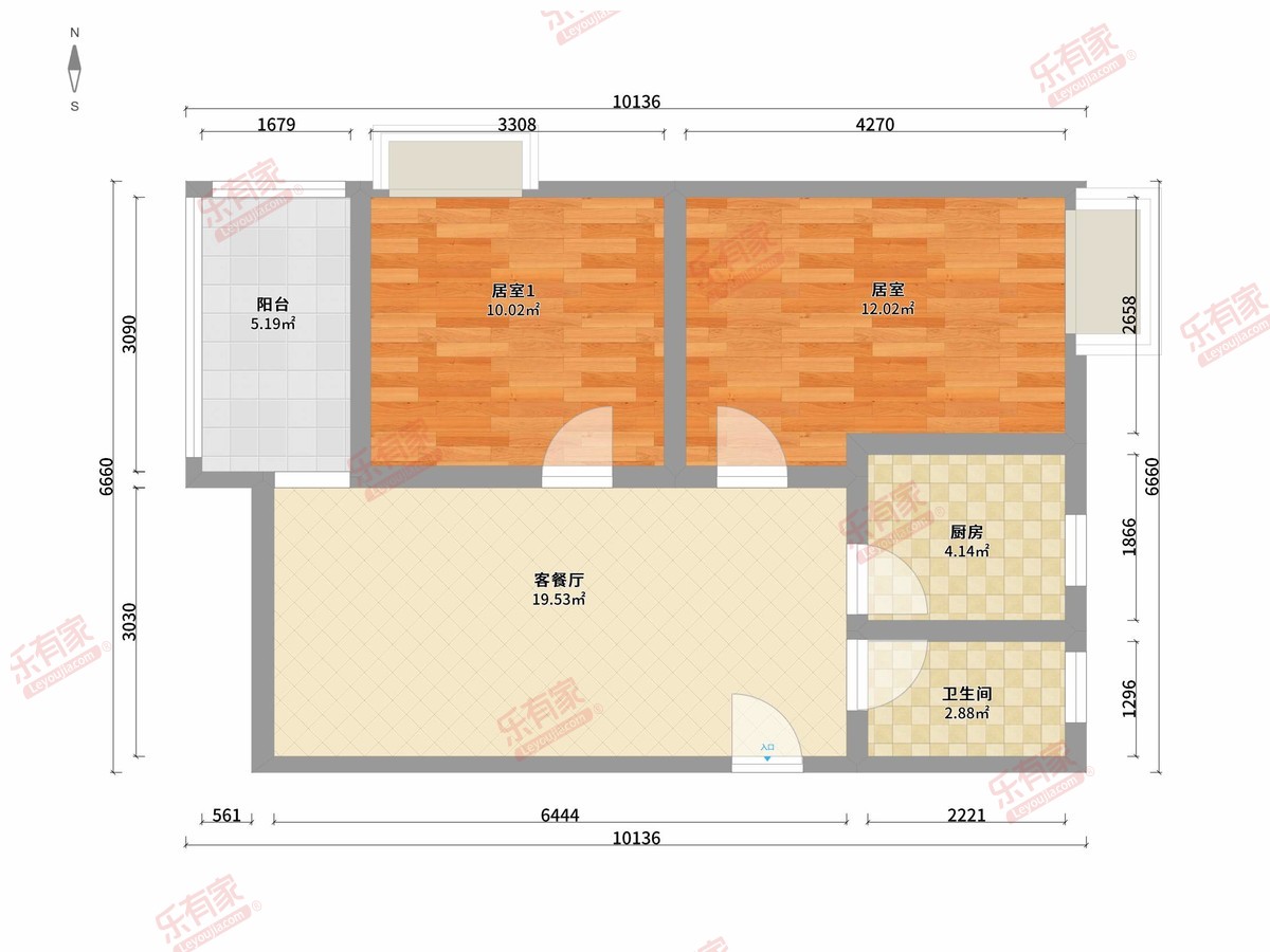杨箕村B区户型图