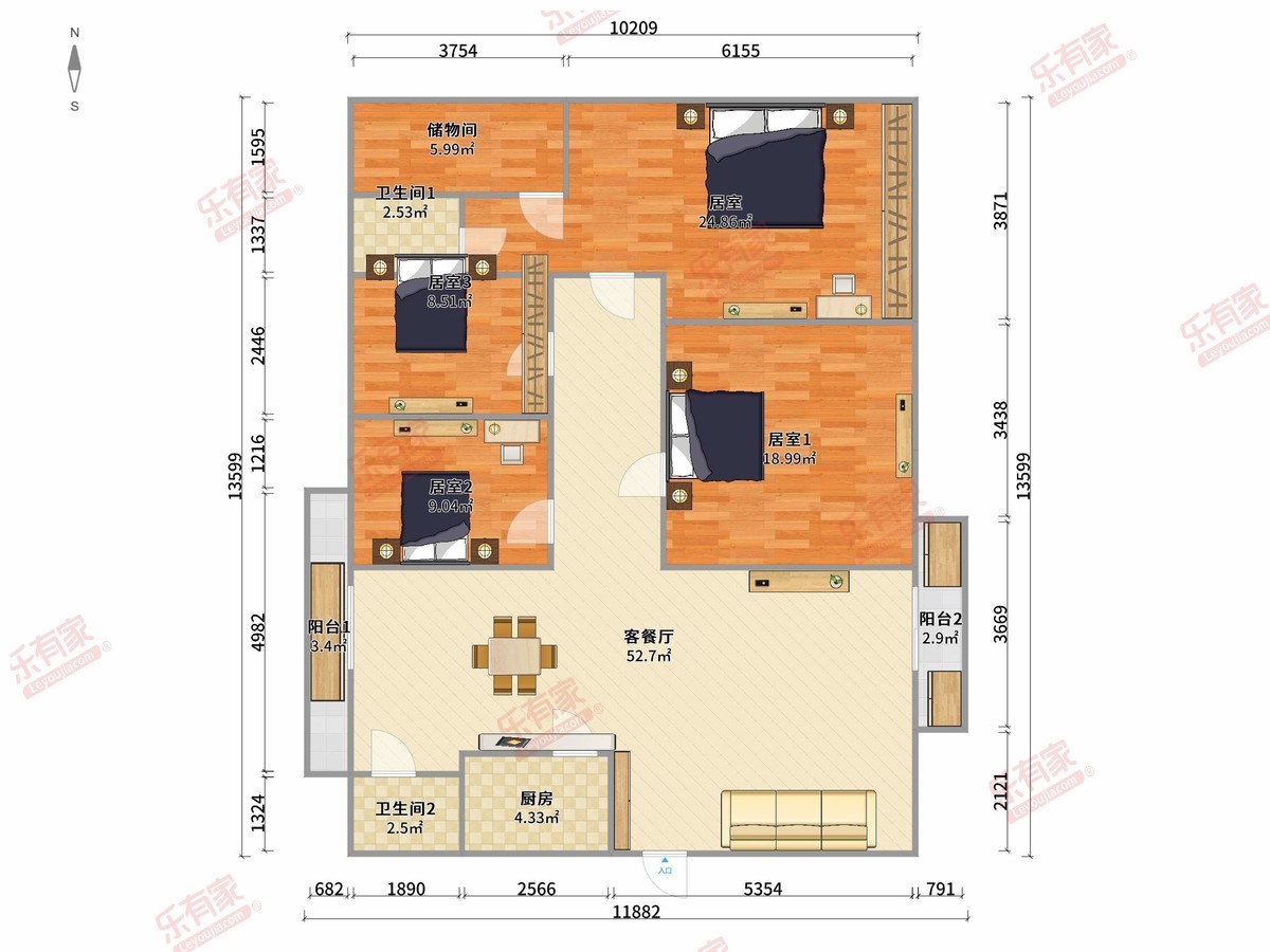 玉台华庭户型图