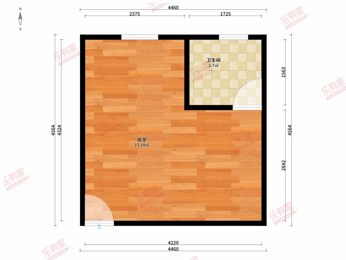 科苑花园48区 1房0厅1卫 25㎡-深圳科苑花园48区租房