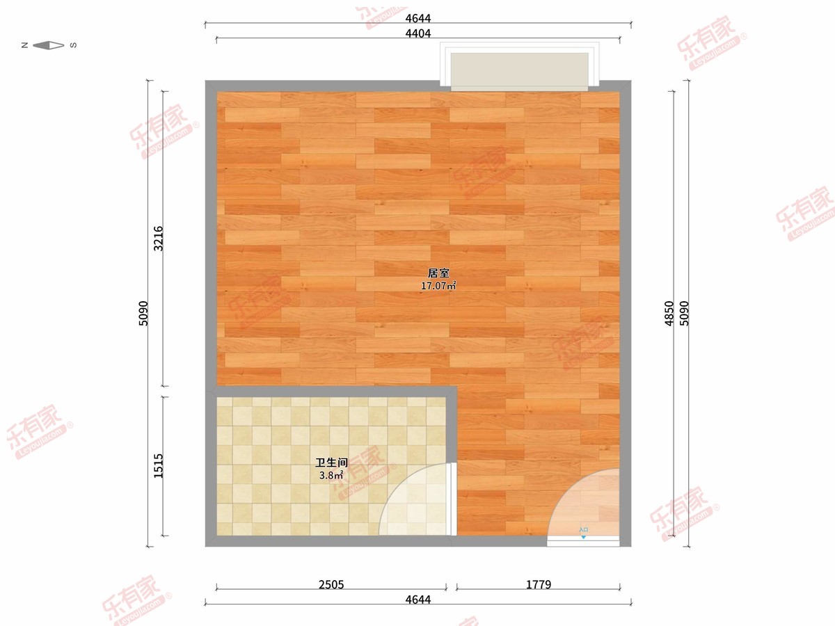 城市天地广场 1房0厅1卫 42㎡-深圳城市天地广场租房