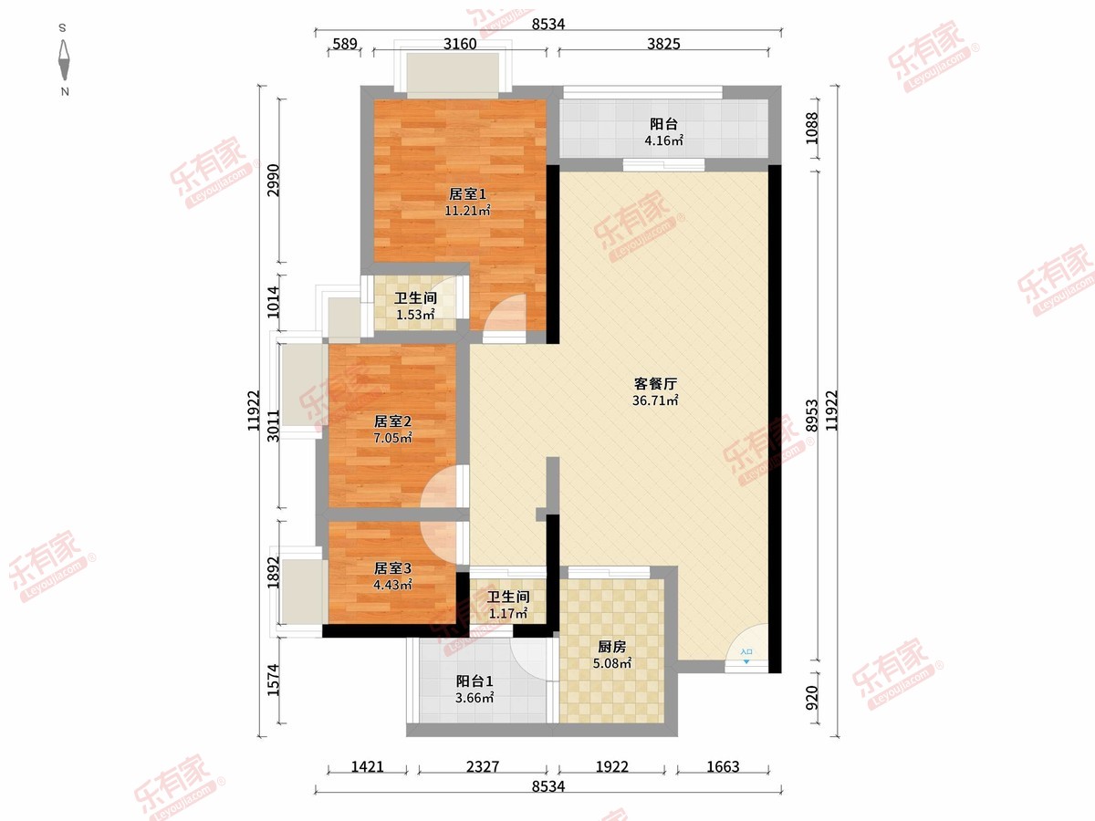 汇信华府户型图