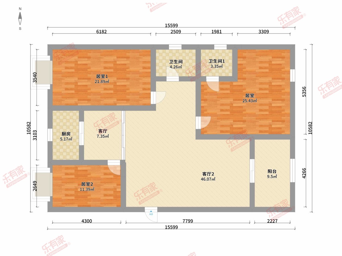 兴南小区(兴南里)户型图