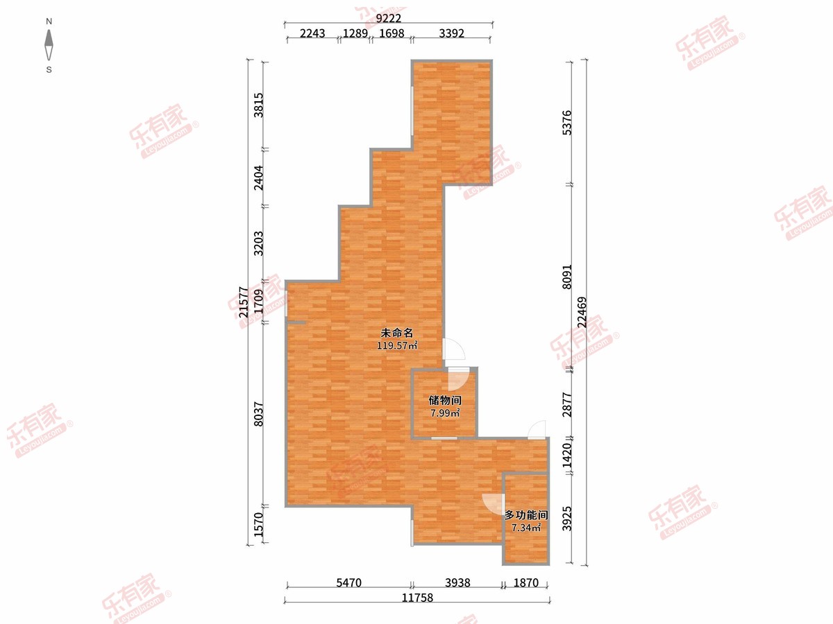 龙湖天琅楼 2房0厅0卫0厨0阳181.0m² 东