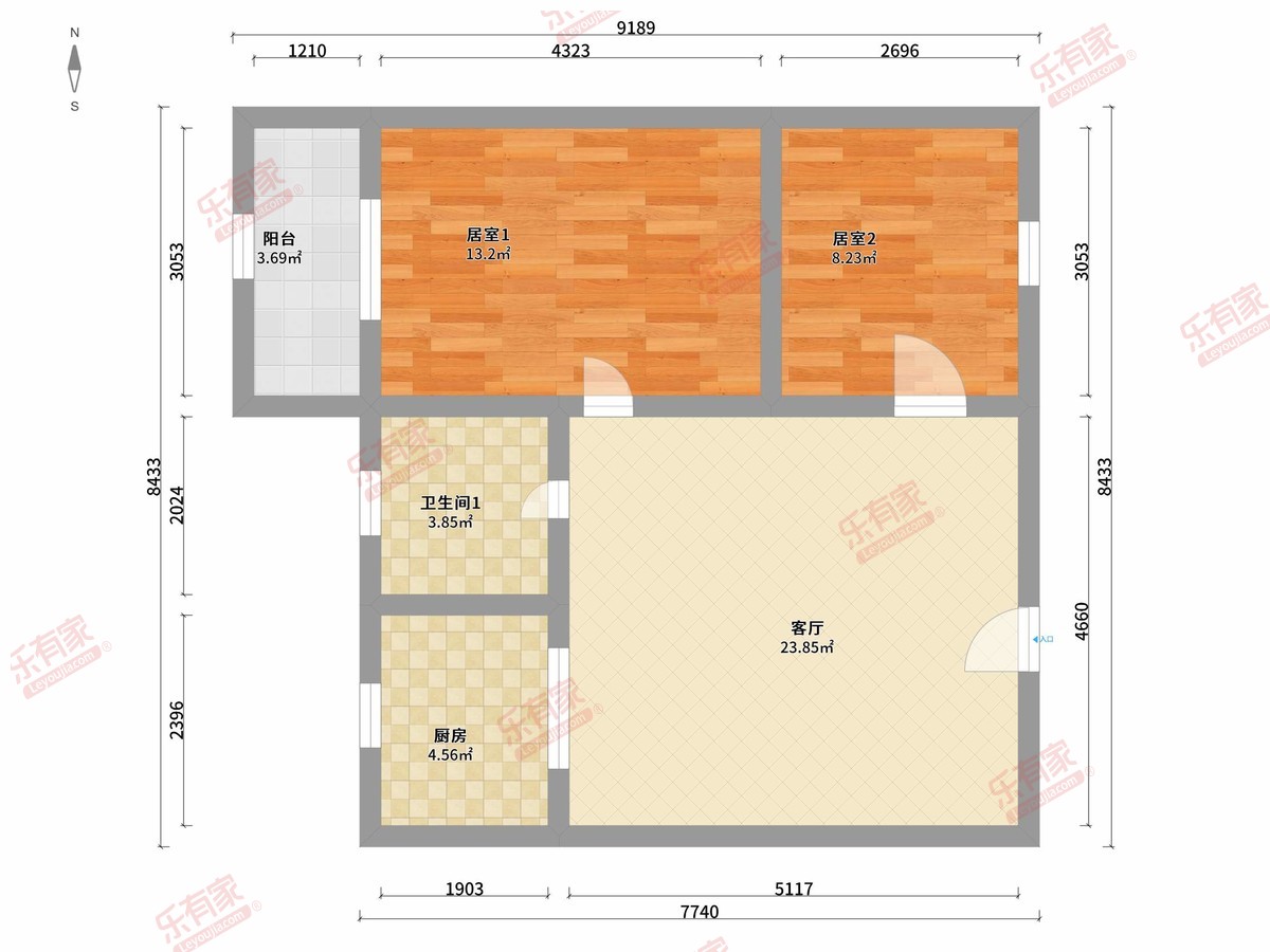 建业街户型图