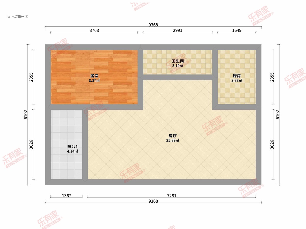 越秀可逸诚品广场户型图