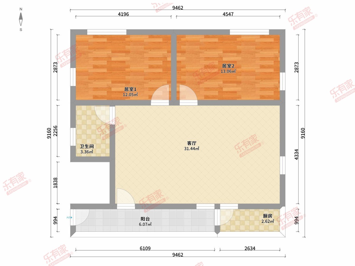 河南岸28号小区户型图