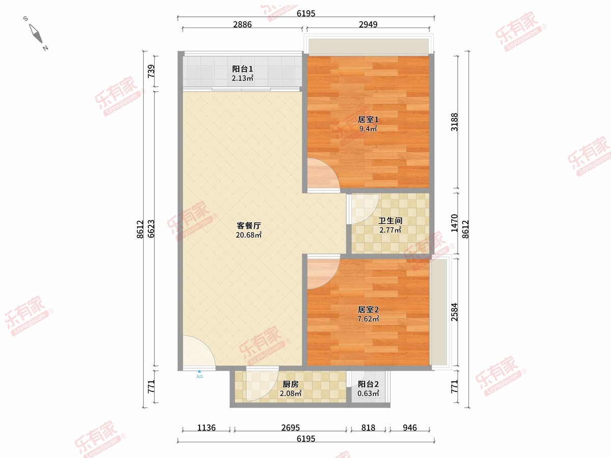 京基水贝时代广场户型图