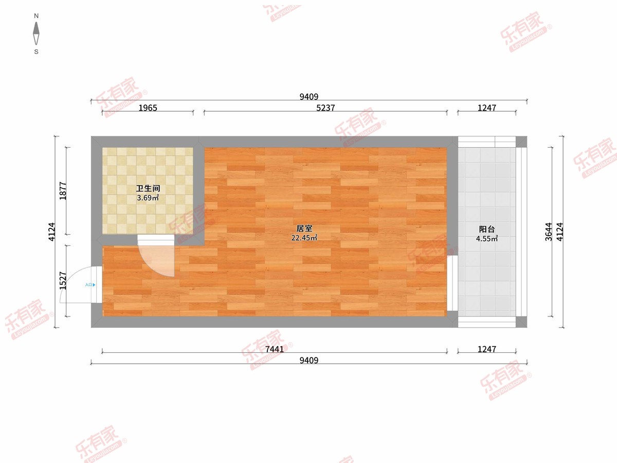 福星北住宅小区户型图