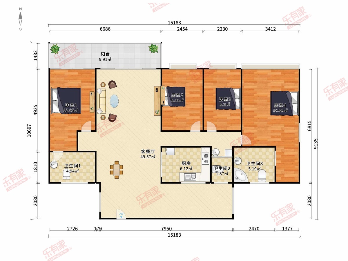 水岸新都五期户型图