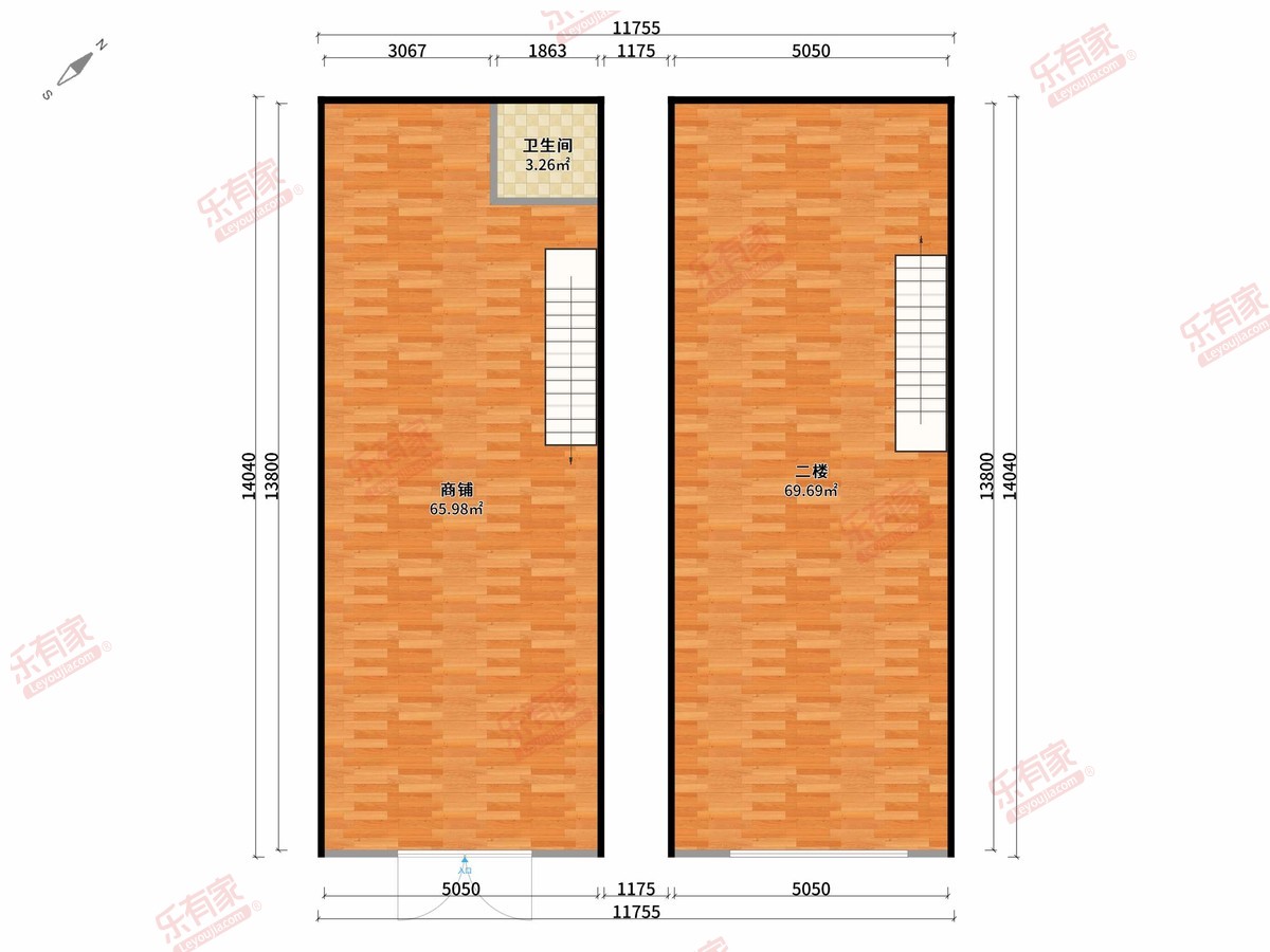海伦堡·爱ME城市 1房0厅1卫0厨0阳143.48m² 东南