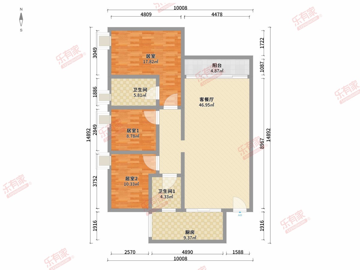 大世纪花园户型图