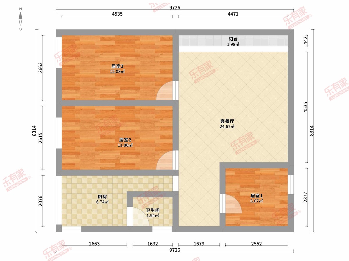 龙昌路户型图