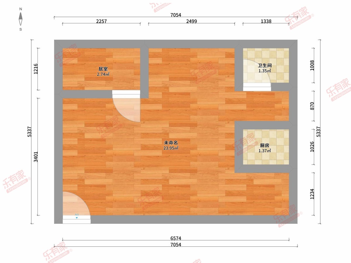 莲子塘 1房0厅1卫 35㎡-惠州莲子塘租房