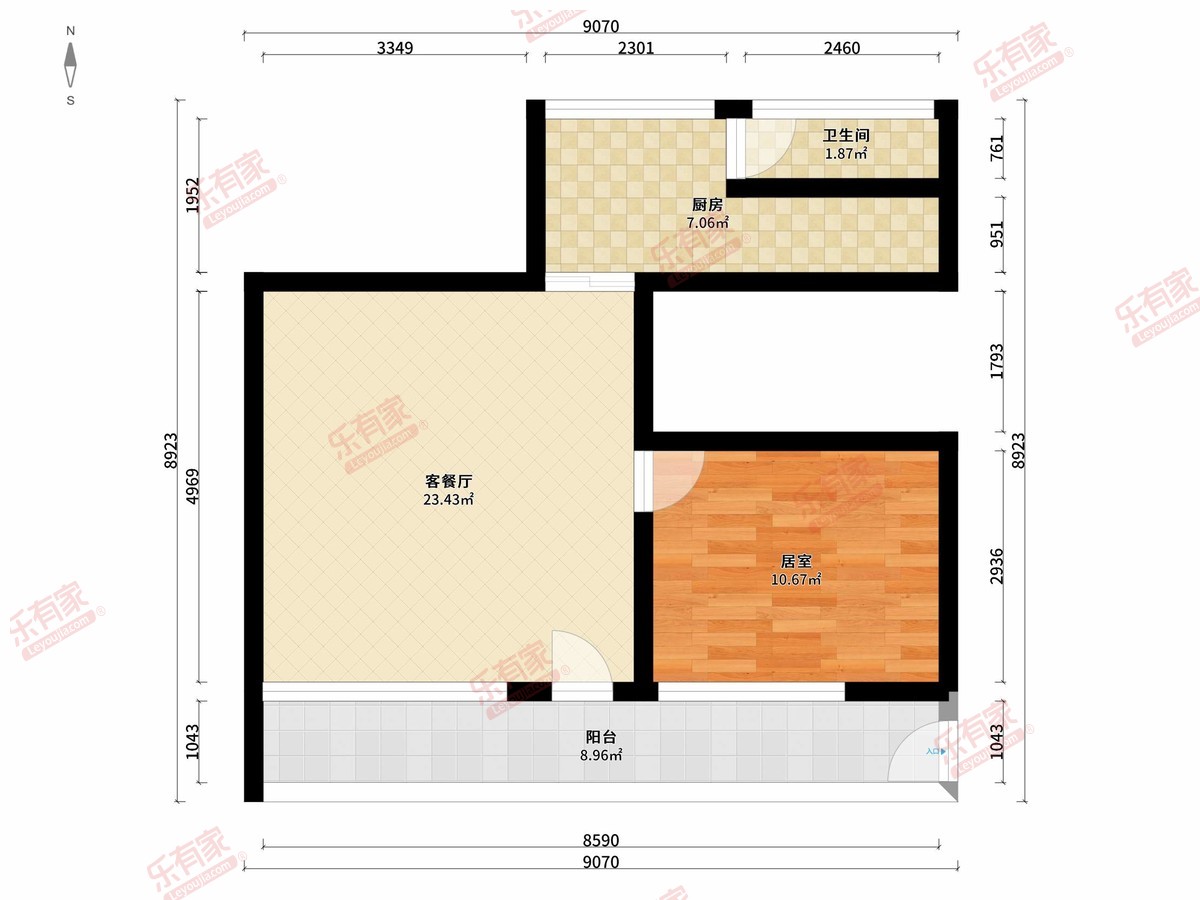 新雅街5号户型图