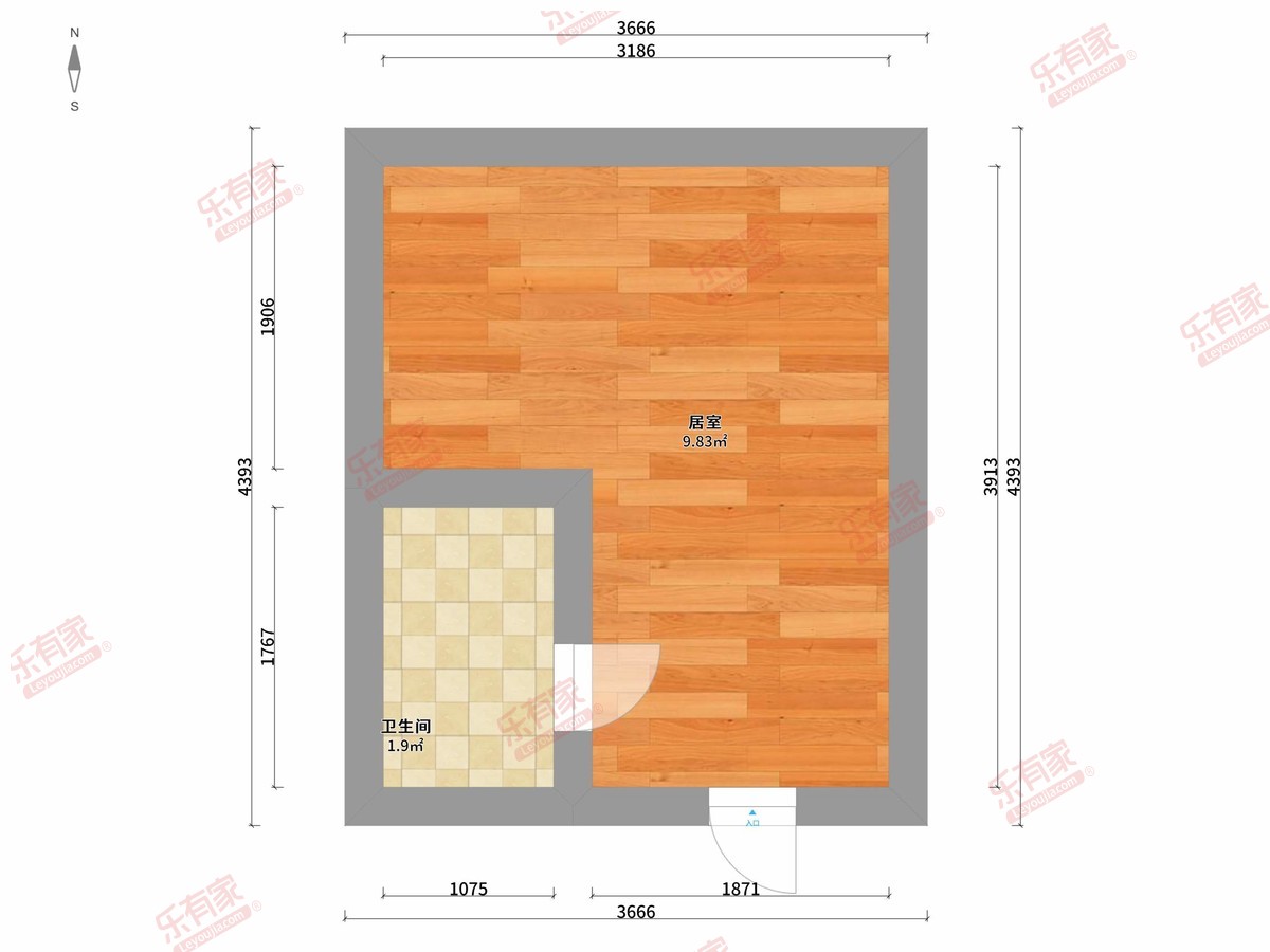 彩福大厦户型图