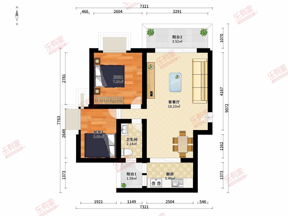 望海汇景苑户型图
