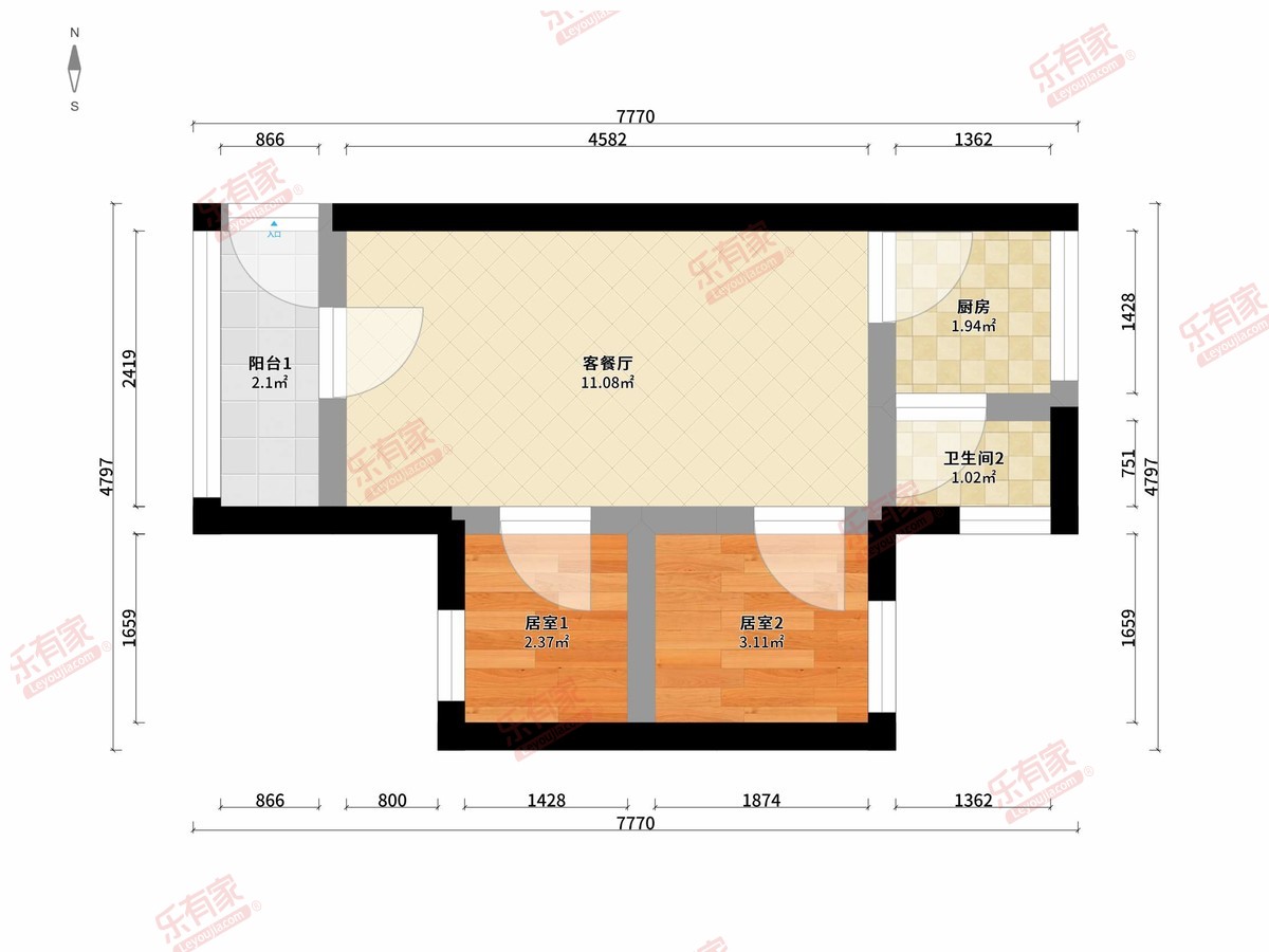 东庆北路户型图