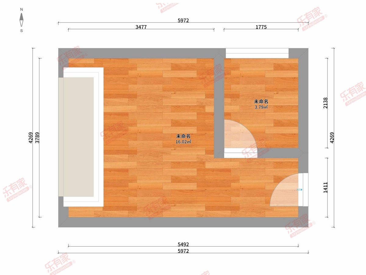 绿景公馆1866北区户型图