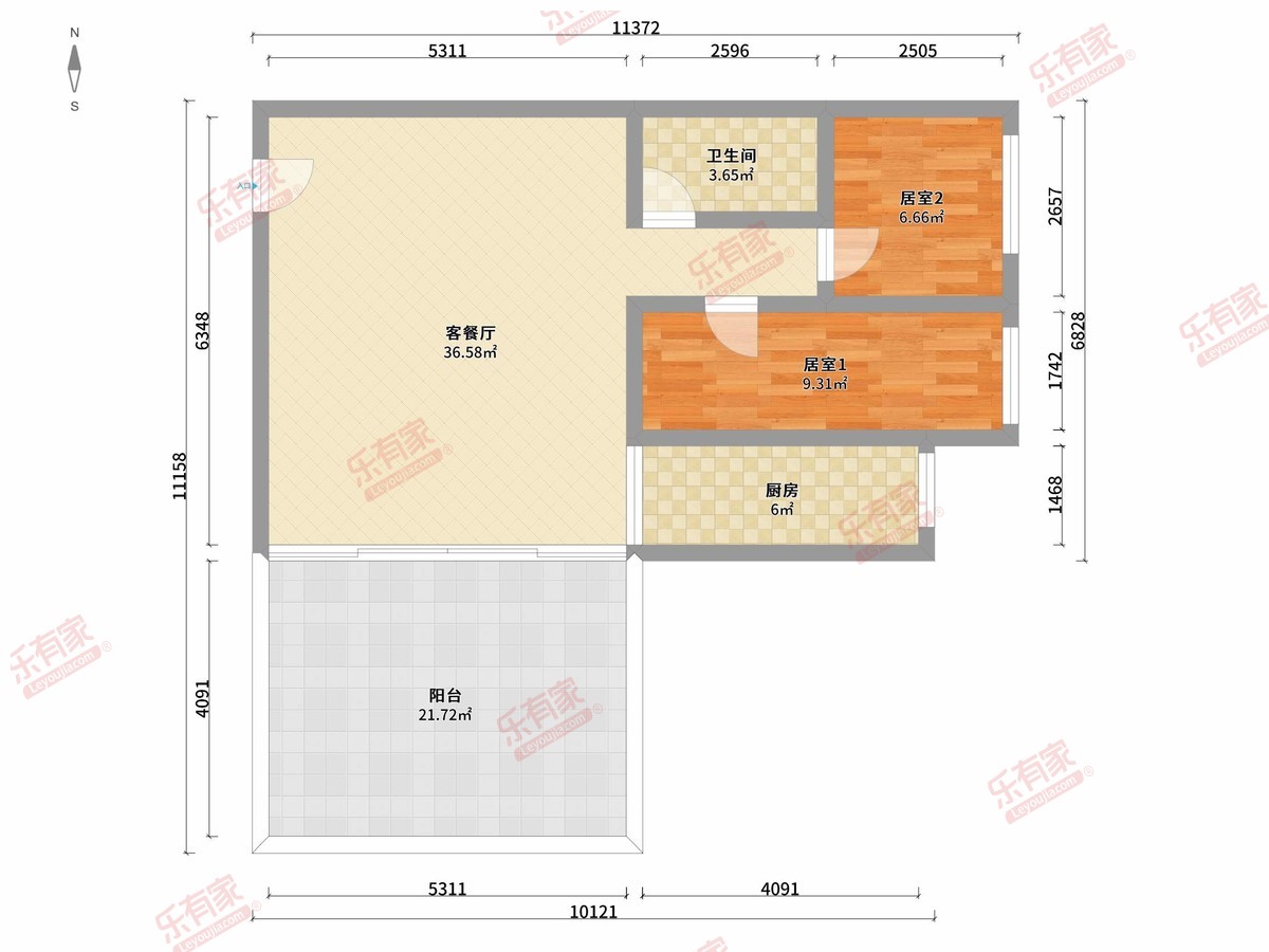 乐华苑，方正户型，朝南采光佳，重点学校在旁，近大型公园，业主诚售，随时看房！