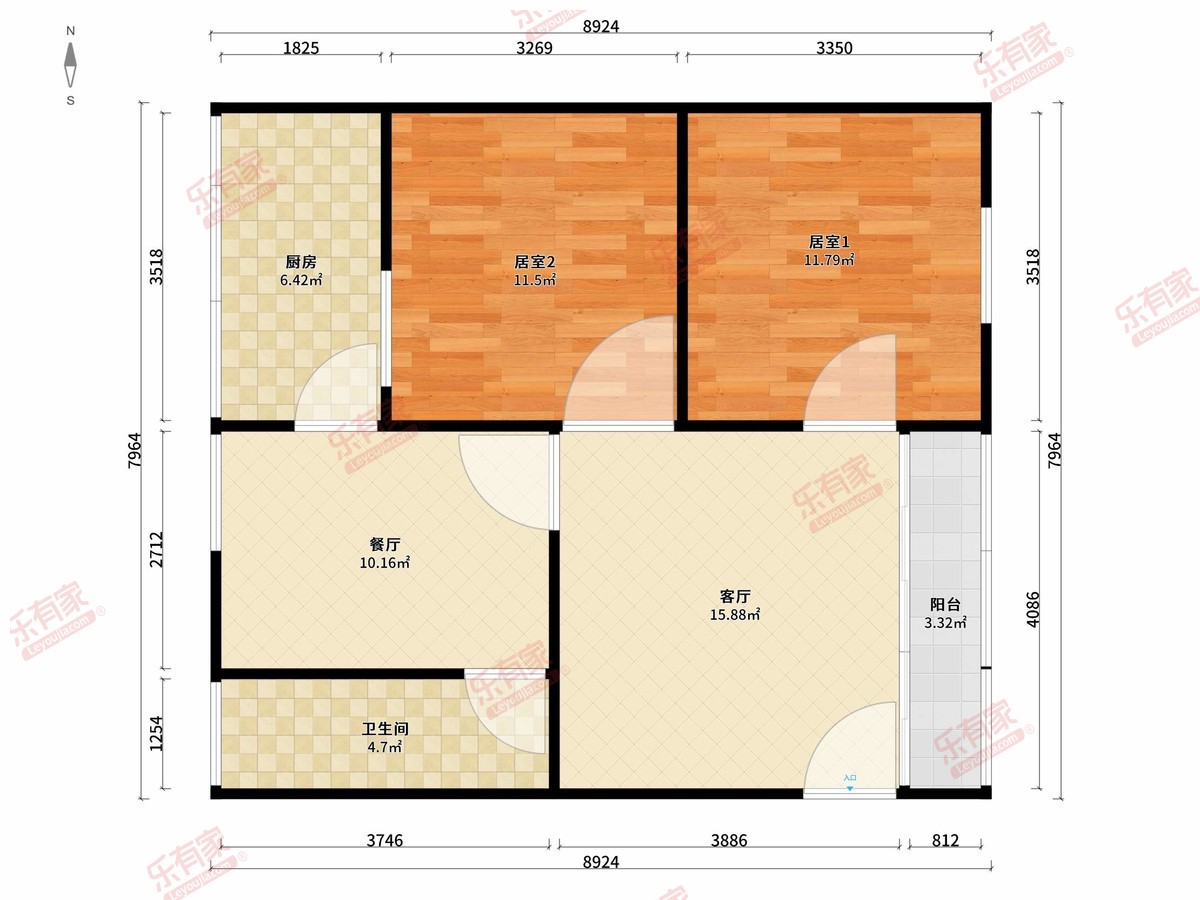 北园新村户型图