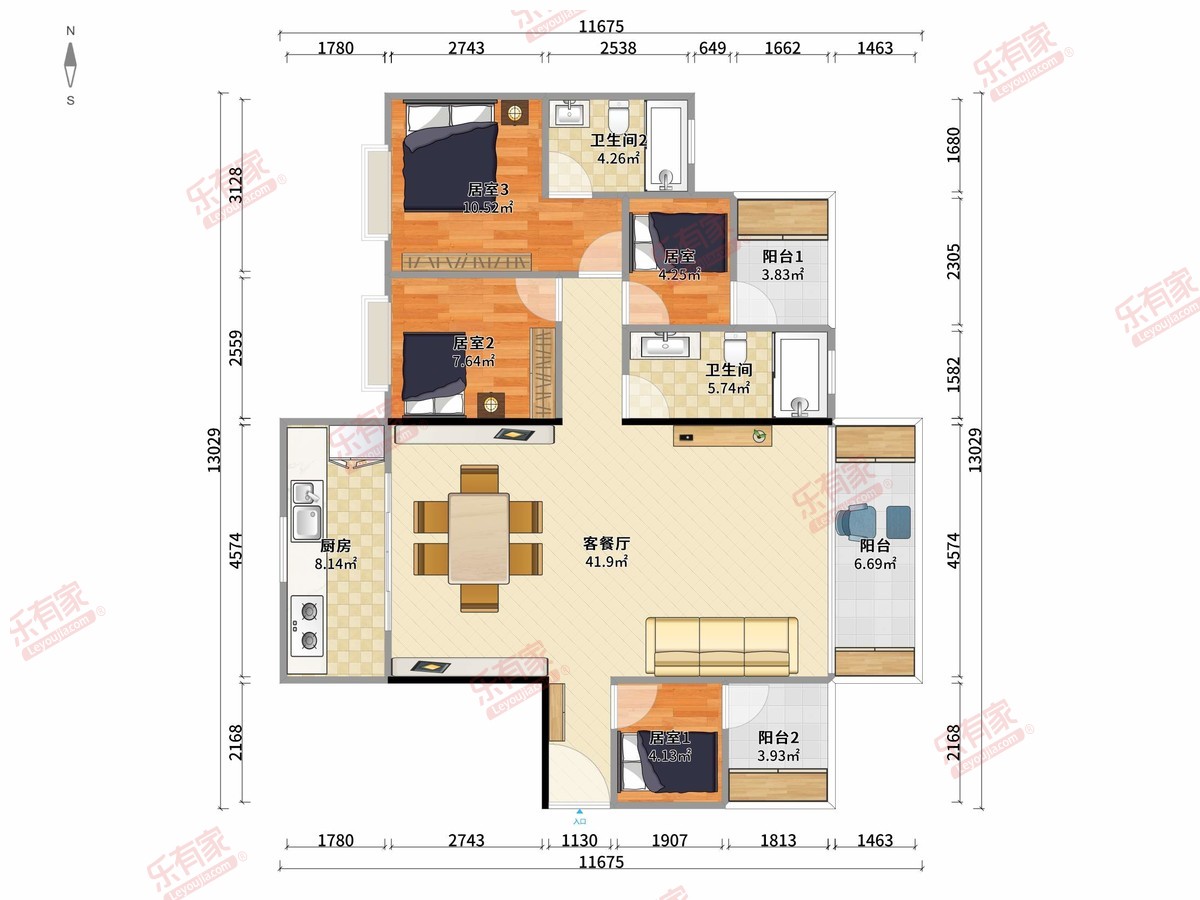 奥园香山美景户型图