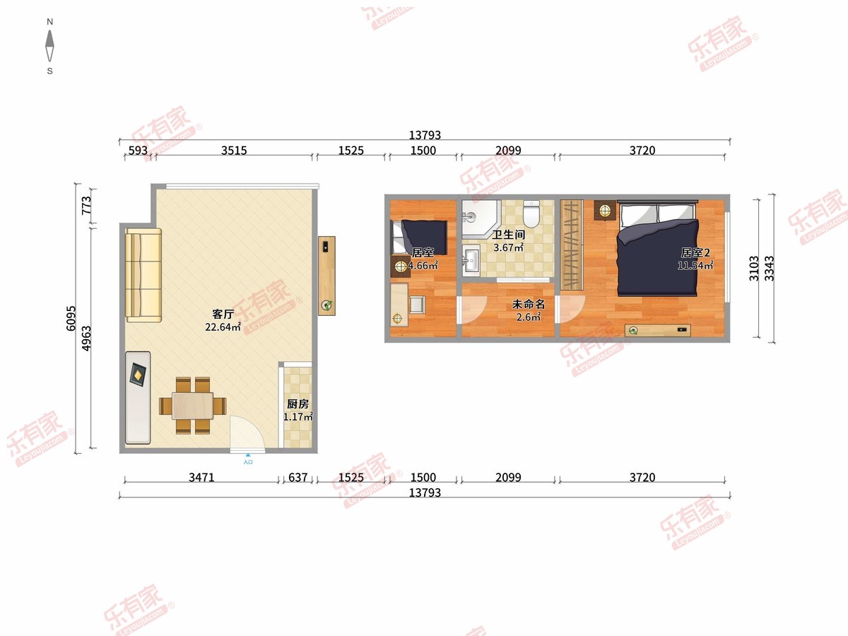 星河湾区壹号户型图