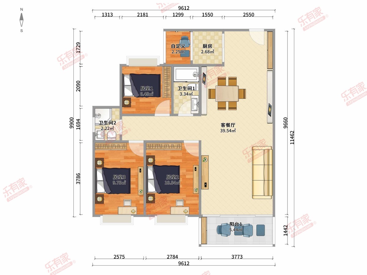 方圆星宇月岛户型图
