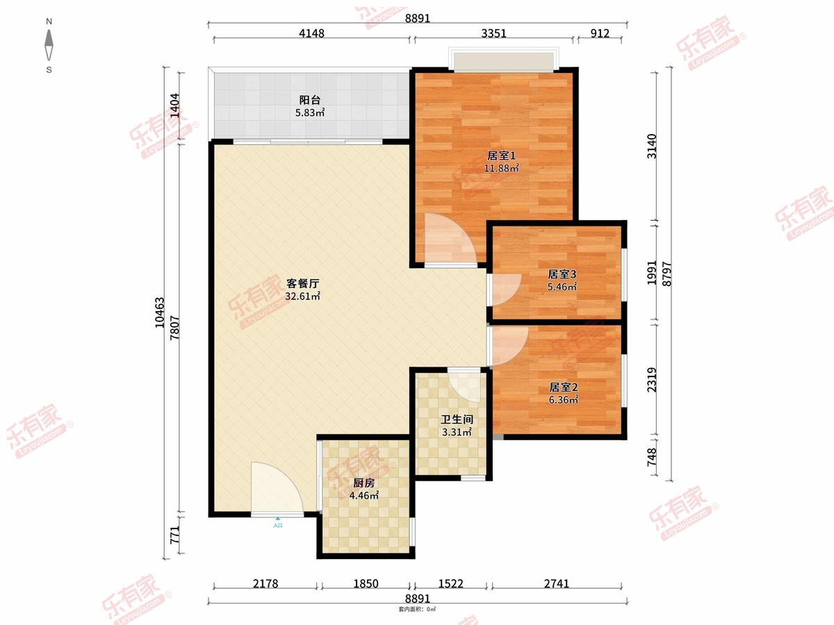 雅居乐锦城户型图