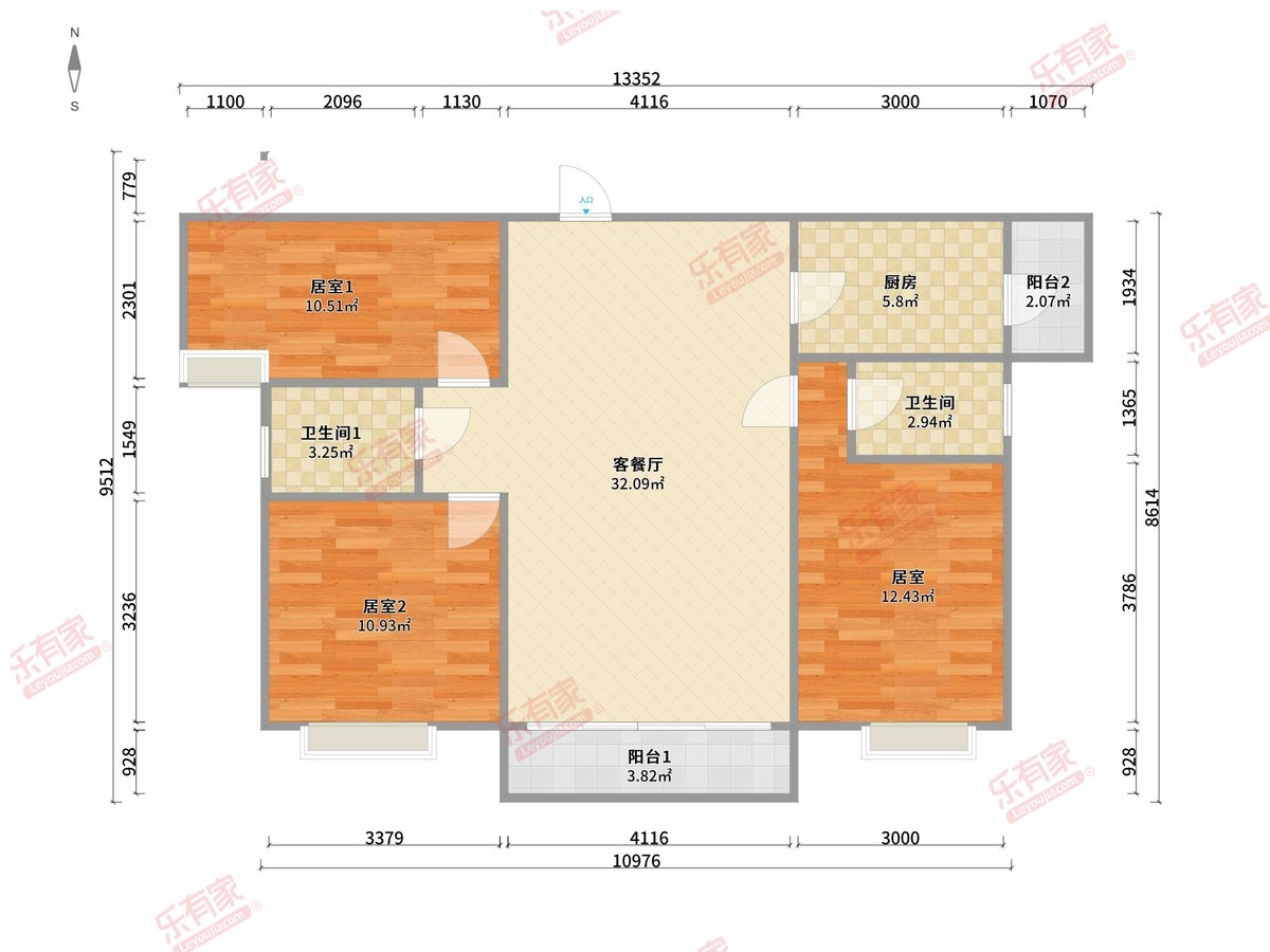 海伦堡松湖湾户型图