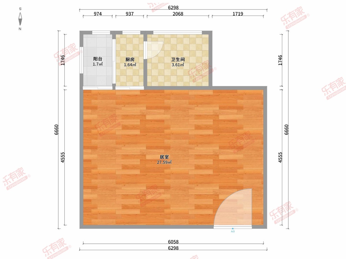 城市花园岐兴阁户型图